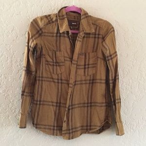 Olive green Hurley flannel buttondown